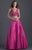 Madison James - 18-613 Two Piece Glitter Printed A Line Gown In