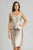 Feriani Couture Embroidered Sleeveless Peplum Cocktail Dress 18620
