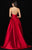 Madison James - 18-643 Strapless Sweetheart A-Line Gown In Red