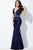 Lavishly Ornate Lace Mermaid Gown 22917