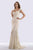 Feriani Couture - 18660 Embellished Sweetheart Sheath Dress In Neutral
