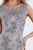 Feriani Couture - 18663 Mermaid Dress with Detachable Long Sleeves In Gray
