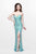 Primavera Couture - Captivating Strapless Sweetheart Sequined Sheath Gown 1867 in Blue and Multi-Color