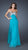 La Femme - 18695 Beaded Chiffon A-line Dress in Blue and Green