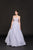 Colors Dress - 1872 Embellished V-neck Ballgown in Purple