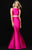 Madison James - 18-731 Two-Piece Bow Accented Mikado Mermaid Gown In Pink