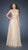 La Femme - Shimmering Halter-Style Chiffon Empire Gown 18795M In Neutral