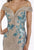 Feriani Couture - 18901 Sequined Deep Off-Shoulder Trumpet Dress In Silver