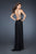 La Femme - 18931 Jewel-Trimmed Sweetheart Gown in Black
