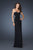 La Femme - 18931 Jewel-Trimmed Sweetheart Gown in Black