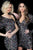 Jovani - 1898 Sequined One Shoulder Sheath Dress In Black and Multi-Color