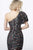 Jovani - 1898 Sequined One Shoulder Sheath Dress In Black and Multi-Color