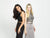 Madison James - 19-106 Beaded Illusion Bodice Two-Piece Gown In Black and Gray