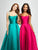 Madison James - Sleeveless Square Neck Mikado Prom Ballgown 19-107 - 1 pc Yellow in Size 00 and 1 pc Black in Size 10 Available