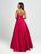 Madison James - Sleeveless Square Neck Mikado Prom Ballgown 19-107 - 1 pc Yellow in Size 00 and 1 pc Black in Size 10 Available
