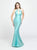 Madison James - 19-112 Halter Keyhole Mermaid Evening Gown In Green