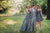 Madison James - 19-114 Iridescent Laser Cut Lace A-line Dress In Blue and Green