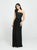 Madison James - 19-120 Beaded Strapless A-Line Evening Dress In Black