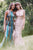 Madison James - 19-148 Multicolored Sequined Halter Trumpet Dress In Black and Multi-Color
