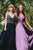 Madison James - 19-149 Beaded Deep V-neck Tulle Ballgown In Black