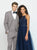Madison James - 19-188 Embellished Lace Illusion Tulle Gown In Blue