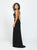 Madison James - 19-189 Beaded Lace Two Piece Jersey Sheath Dress In Black