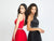 Madison James - 19-196 Halter Tulle and Satin A-line Dress In Red and Black