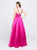 Madison James - 19-206 Beaded Deep V-neck Jersey A-line Dress In Pink