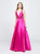 Madison James - 19-206 Beaded Deep V-neck Jersey A-line Dress In Pink