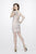 Primavera Couture - 1902 Bejeweled Sweetheart Sheath Dress In Pink