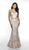 Flair Prom - 19077 Beaded Sweetheart Sheath Gown In Pink