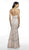 Flair Prom - 19077 Beaded Sweetheart Sheath Gown In Pink