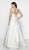 Flair Prom - 19091 Sweetheart Fitted Ballgown In White
