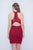Nina Canacci - 190 Allover Lace Racerback Cocktail Dress