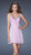 La Femme - Glittering V-neck Empire Cocktail Dress 19101 In Purple