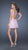 La Femme - Glittering V-neck Empire Cocktail Dress 19101 In Purple