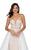 Terani Couture - 1911P8108 Glitter Lace Deep Sweetheart Tulle Dress