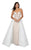 Terani Couture - 1911P8108 Glitter Lace Deep Sweetheart Tulle Dress