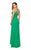 Terani Couture - 1911P8135 Asymmetrical Cutout Gown with Slit