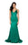 Terani Couture - 1911P8171 Strapless Satin Cowl Back Mermaid Gown