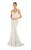 Terani Couture - 1911P8174 Metallic Glitter Knit Braided Strap Gown