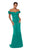 Terani Couture - 1911P8183 Ruffled Sleeves Off Shoulder Mermaid Gown