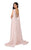 Terani Couture - 1911P8190 Beaded Bateau Chiffon A-line Dress
