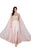 Terani Couture - 1911P8190 Beaded Bateau Chiffon A-line Dress