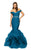Terani Couture - 1911P8366 Ruffled Off-Shoulder Mermaid Dress