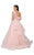 Terani Couture - 1911P8479 Floral Applique Tulle Ballgown