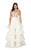 Terani Couture - 1911P8498 Beaded Bodice Tiered Organza Gown