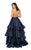 Terani Couture - 1911P8498 Beaded Bodice Tiered Organza Gown