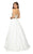 Terani Couture - 1911P8535 Two-Tone Beaded Bustier A-Line Gown
