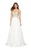 Terani Couture - 1911P8535 Two-Tone Beaded Bustier A-Line Gown